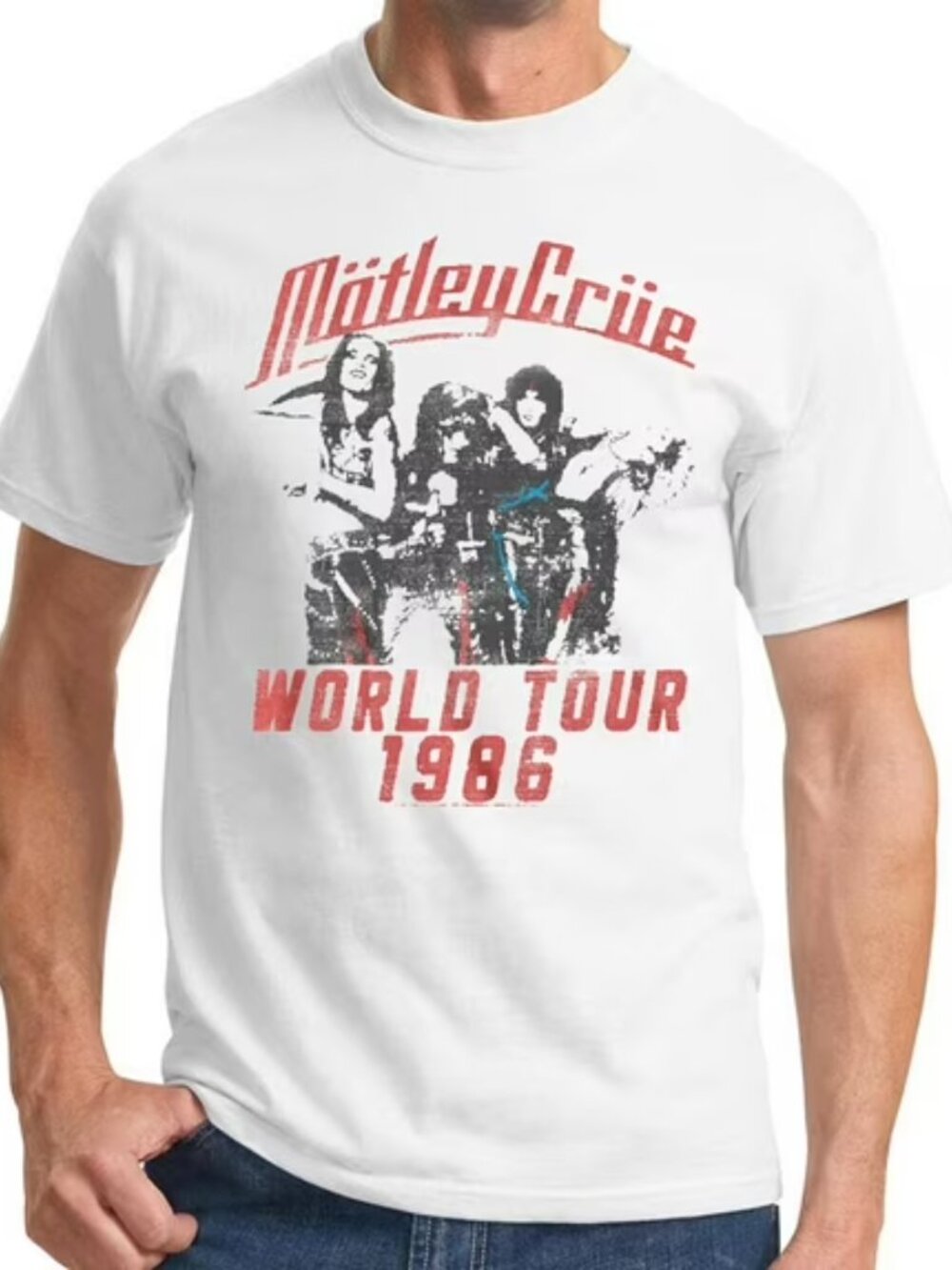 Motley Crue 1986 Tour Graphic Tee